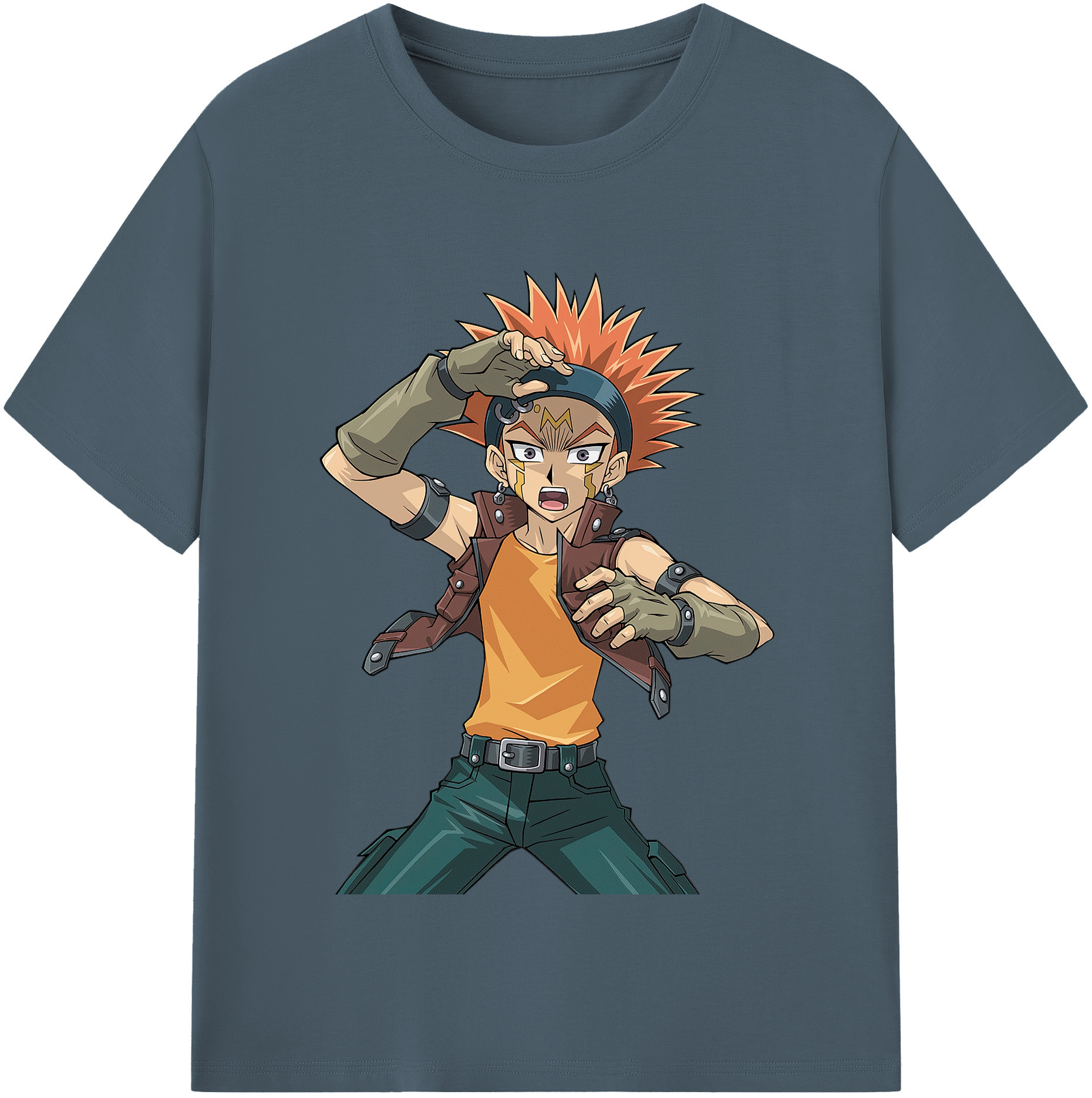 （画像用） 遊☆戯☆王 Yu-Gi-Oh! 綿100％半袖Tシャツ（フロントプリント）